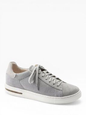 BIRKENSTOCK Bend Low Canvas-Suede Whale Gray EUR39 (L8, M6) Regular Fit Sneaker